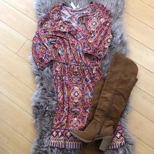 Bright and beautiful midi dress